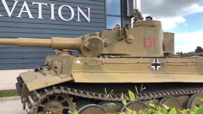 Tiger 131 at Bovington, captured in Tunisia in 1943
