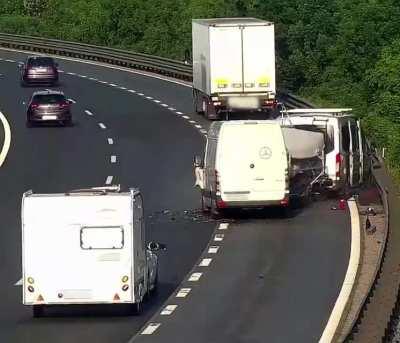Stay vigilant on them highways, folks - or you might get sent flying (Slovenia)