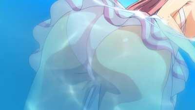 Having sex in the water