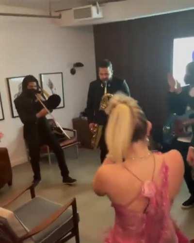 Are all her dresses see through