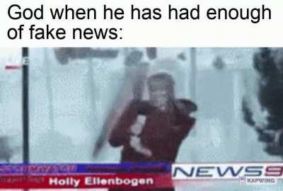 The sign was a paid actor