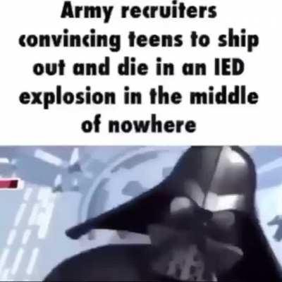 U.S. armed forces kinda cringe