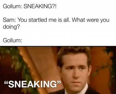 Sense the tone Sam my boy!