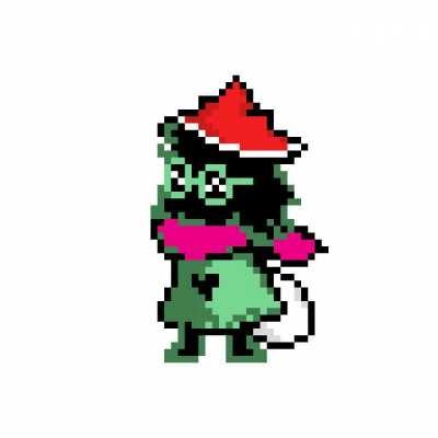 Ralsei is ready for Christmas! (Did a bit of fixing, please leave suggestion I'm new)
