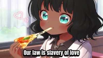 piosenka po pizzowemu z anime dziefczynkami