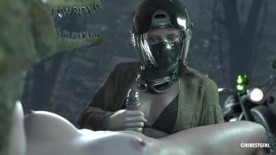 EVA masked handjob (ciribestgirl)