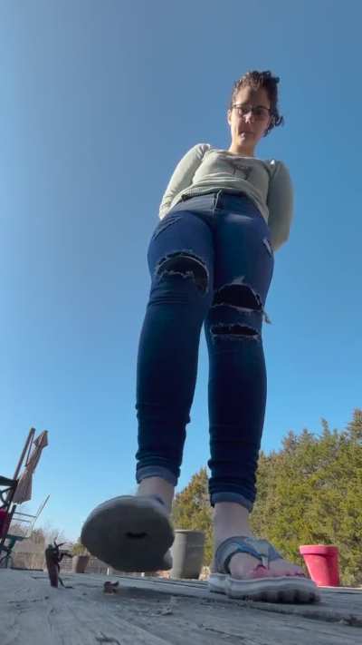 Dreamcrusher-flipflop rubber ripple sole play.