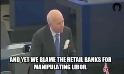 All the banks are broke...