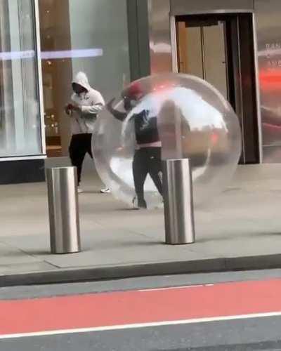 When you’re taking no risk with COVID-19. That’s the only explanation, right?