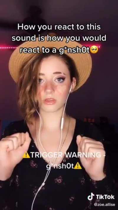 fake bullet sound so scary