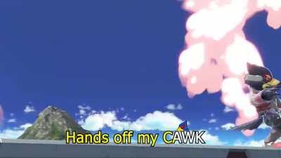 hands off my— CAWK
