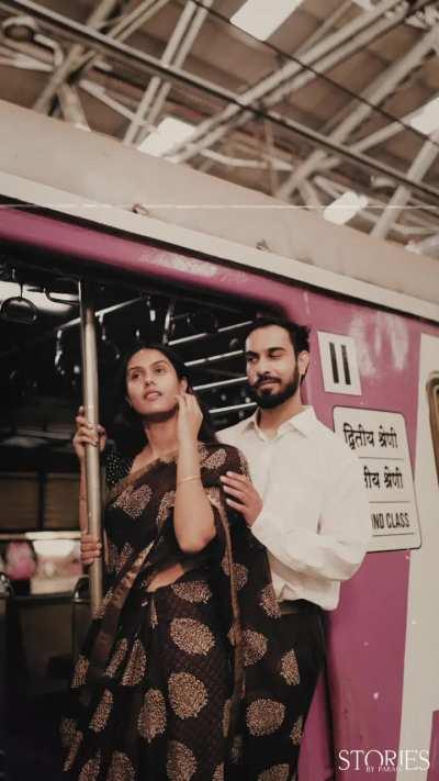 My now husband knows my love for Mumbai, so he planned this pre-wedding! 