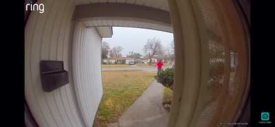 Man attacked by squirrel.