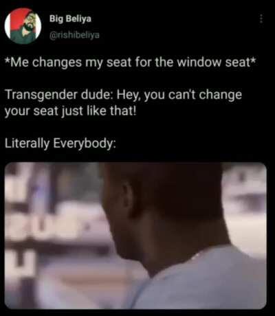 You just changed your sex!