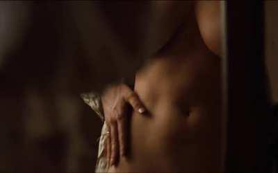 Mommy Meryl was feeling very self conscious if she was attractive still. I ended up walking in on her as she was admiring her body in the mirror. When she caught me, she didn't scolded me, she asked me to shut the door cause she saw how attracted I was to