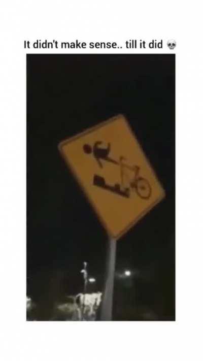 to ignore the sign