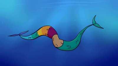 He's beauty, he's grace, he's two tails and no face