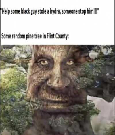 The can't load until you get close mystical tree