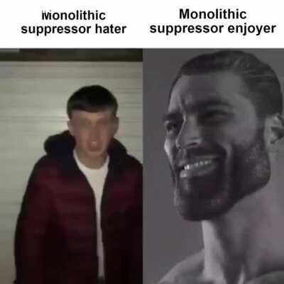 The monolithic suppressor is good on most SMGs and Pistols. You put whatever attachment suits your playstyle and don't let anyone tell you otherwise!