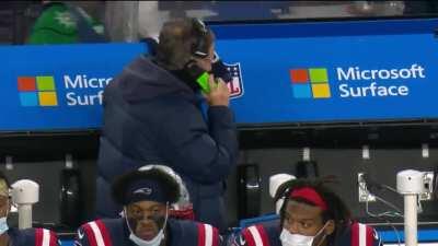bill belichick yeets phone