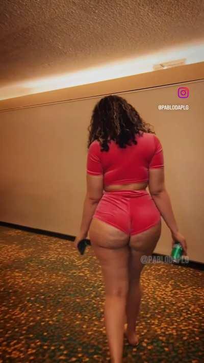 Gem Jewels walking phat ass