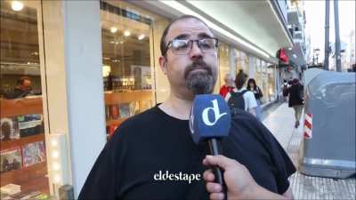 Un hombre sostuvo que Milei debería 