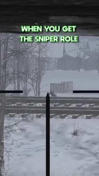 This is how I imagine you sniper mains