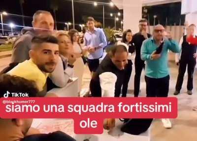 Partying with friends