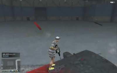 [GTA Online] Surfing on a wing