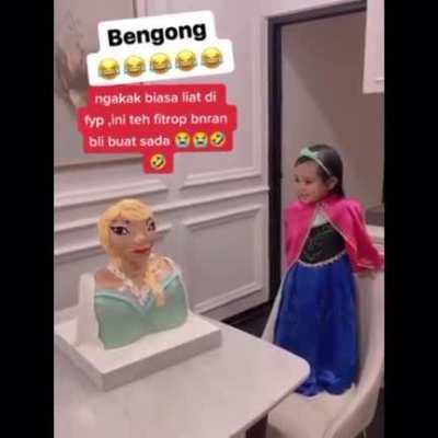 All she wanted was an Elsa cake…