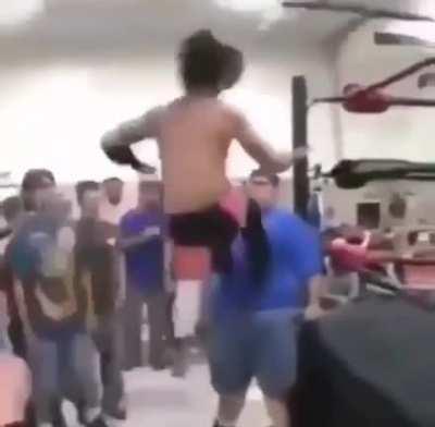 That's one hell of a way to perform a finisher