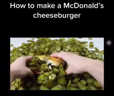How to make cheese burger…