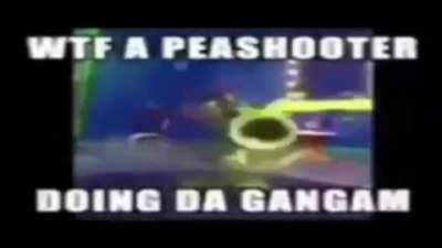 PEASHOOTER DOES THE GANGAM? NO WAY HE CAN DO IT BUT MAN THESE MOVES