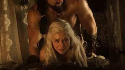 Every time Jason Momoa visits Emilia Clarke...