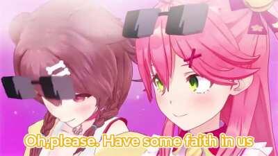 Miko and Korone buying something surprising