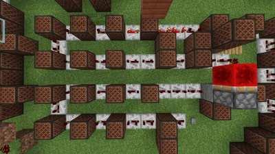 So, I made a note block cover of the among us drip