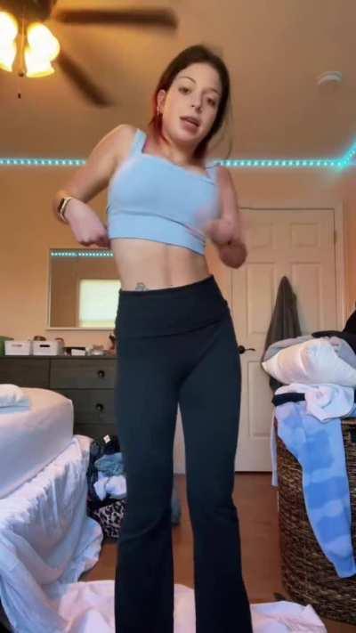 Basically bursting out in that top