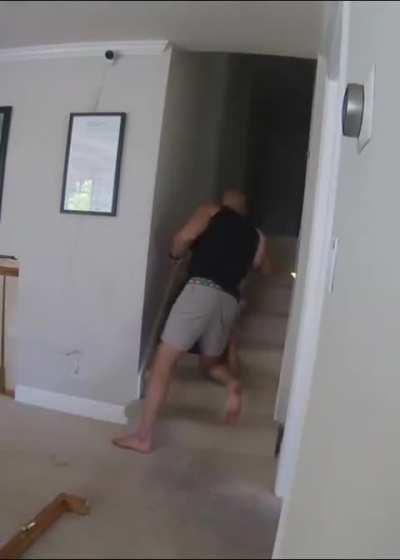 Same stairs different kid this time