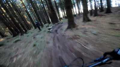 Difficult jump section to get through, happy with this!! Youtube: Mark Twomey