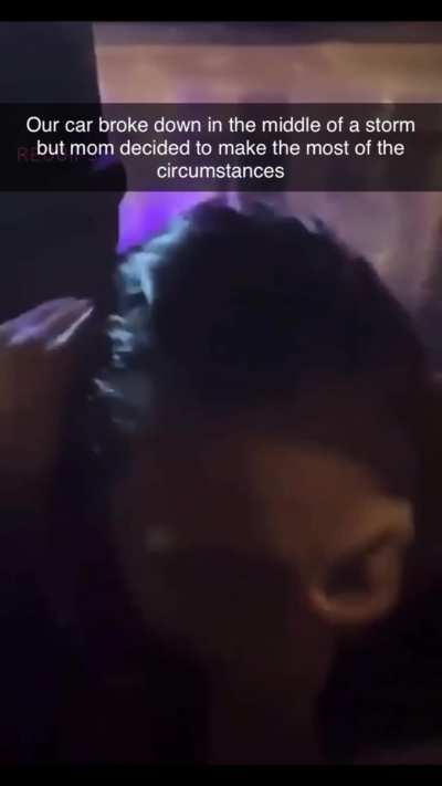 Mommy never wasted time for her boy