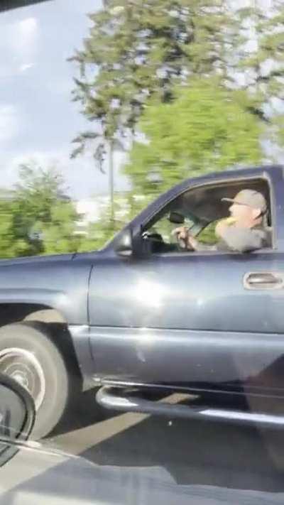 Someone come get your dad. He's suck off inanimate object on the freeway again🤣🤣