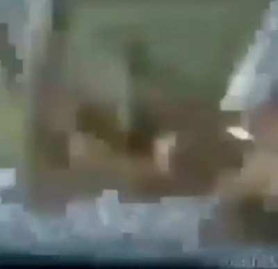 Sheldore causes a car crash