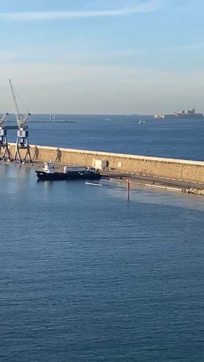 That ship came out of nowhere…