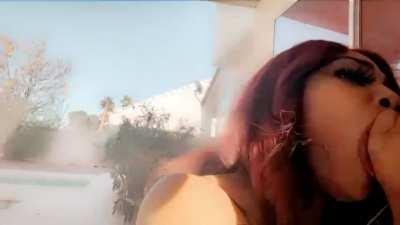 More outside light work