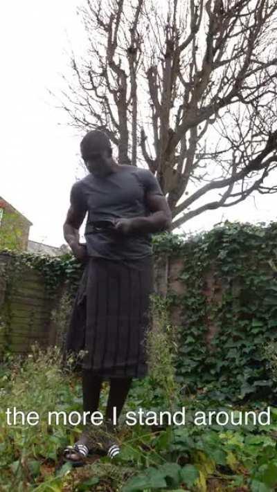 Becoming one with nature.