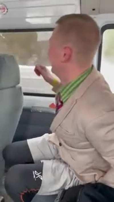 Showing Butt to a bus