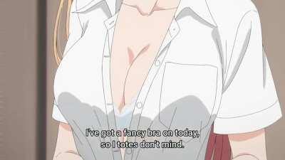 Dude, she's intentionally showing you her bra, get a clue already! [My Dress-Up Darling]