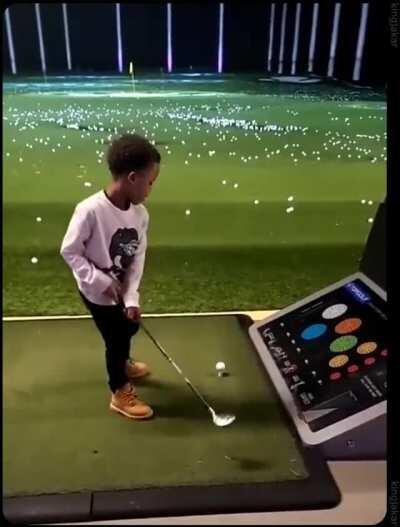 Playing golf like a pro
