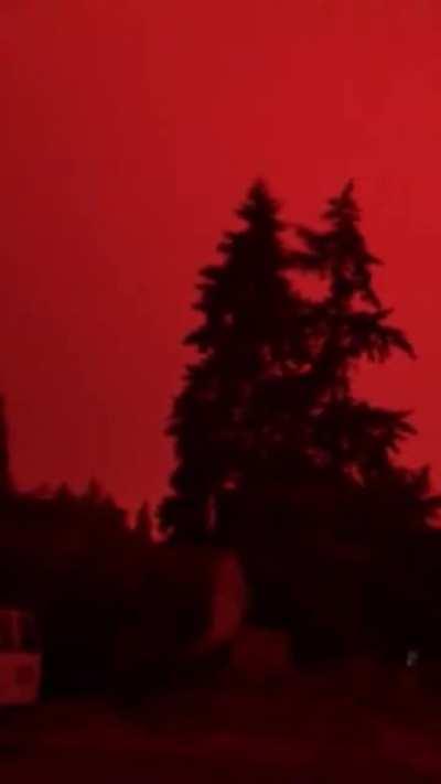 Still three hours until sunset.