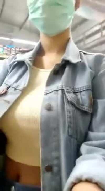 She's Not A MILF, But She Has A Pair Of Tasty Asian Tits.